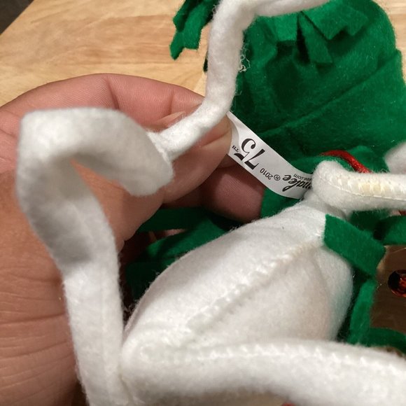 Annalee 75th Anniversary White Christmas Mouse W/Mittens 2010 Felt Plush 6.5" - Picture 5 of 5